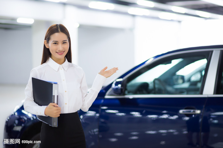 汽車銷售商務(wù)女性