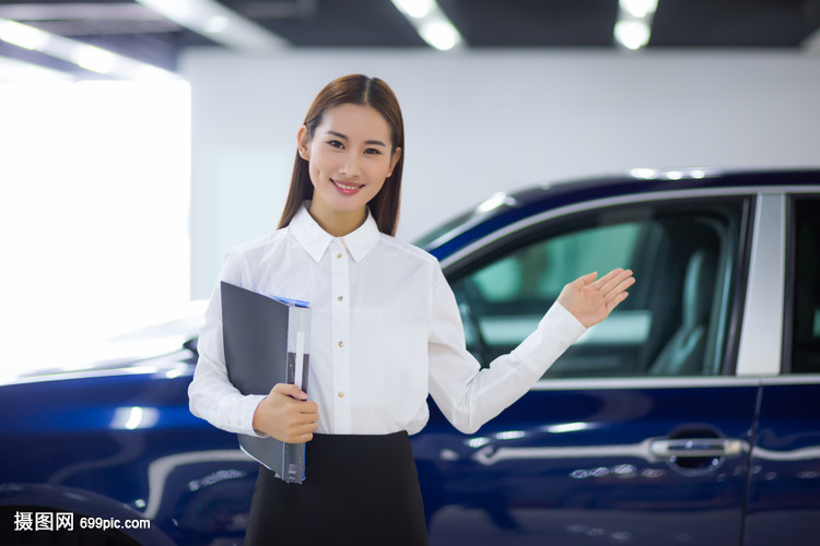 汽車銷售商務(wù)女性